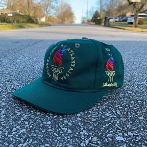 Vintage 1996 Atlanta Olympics green hat The Game